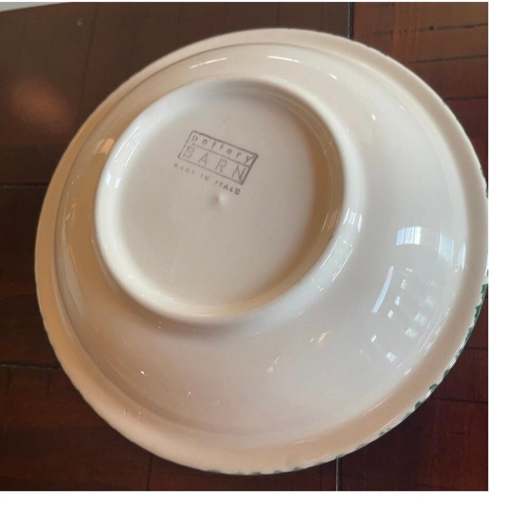Vintage Pottery Barn 13-1/2” large bowl carrots and pumpkins pasta serving bowl - Picture 15 of 16